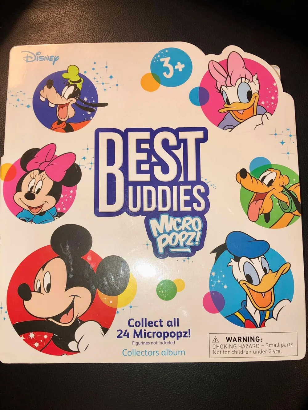 Disney Best Buddies Collector Album - Pink, Blue, Red, Green, Yellow